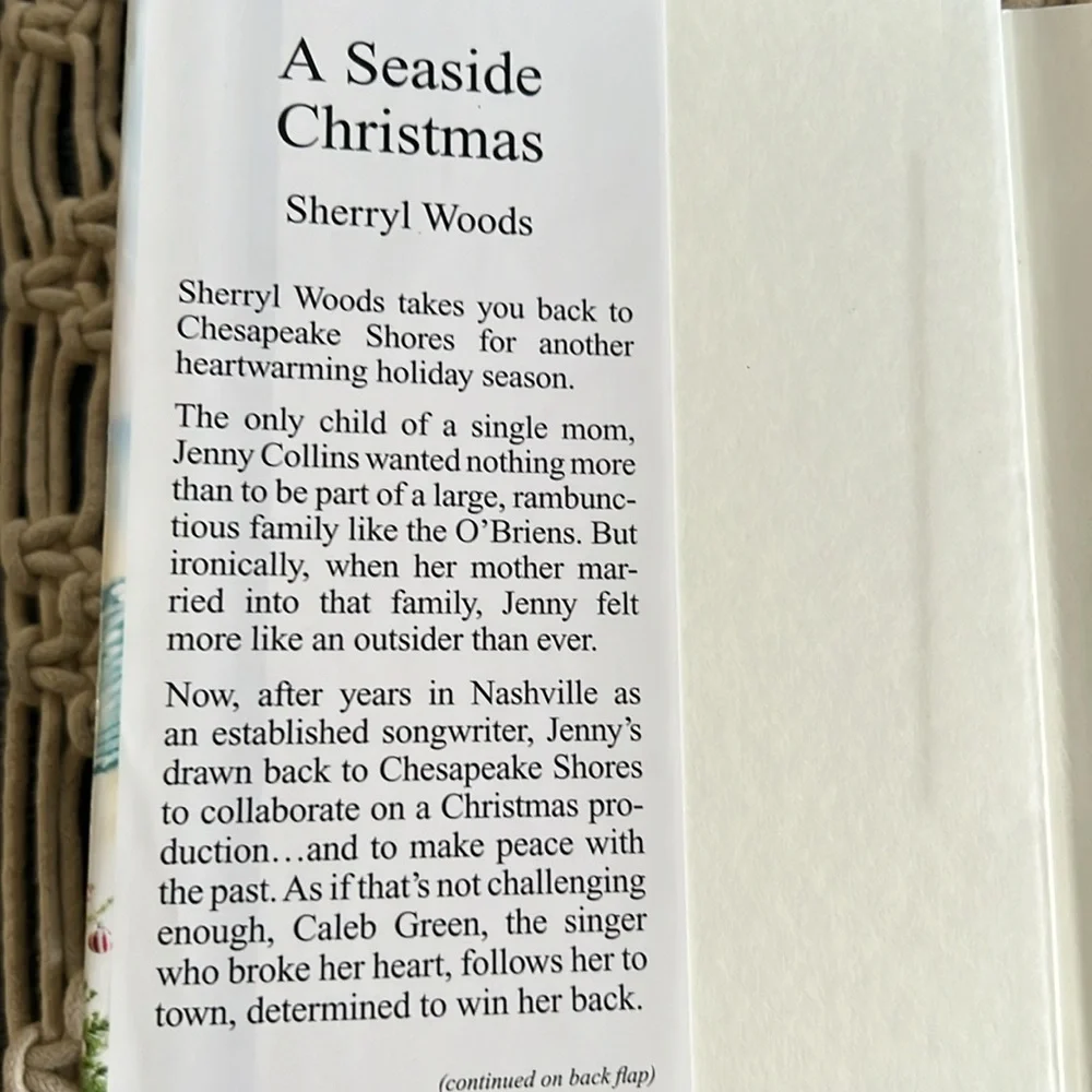 Sherryl Woods-A Seaside Christmas-Larger Print